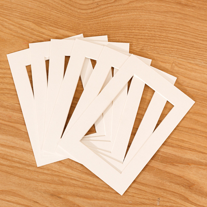 Photo frame lined with thick cardboard photo wall mounted picture frame rectangular cardboard 8 inch 6 inch A4a3 cardboard wholesale