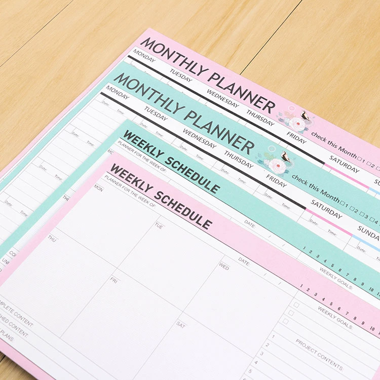 2014 Simple Business Day Month Plan for Signing Ben Ben You Can Tearing Notepad This Office Sub -Book Memo Memorandum