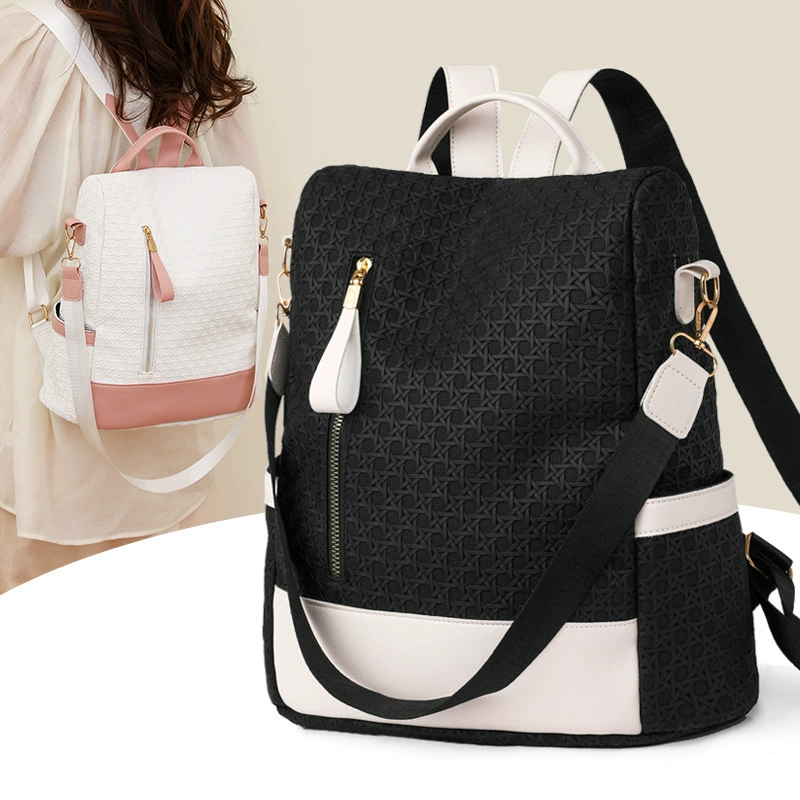 Capacious backpack for leisure for traveling, bag for mother and baby, worn on the shoulder, 2023