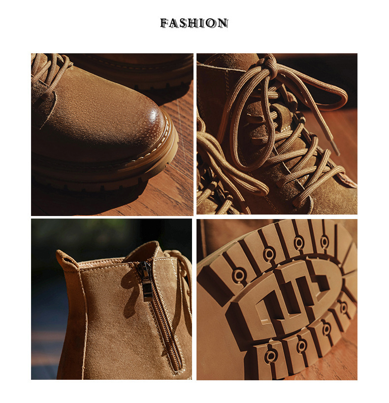 Vintage Herren Chukka Boots Britische Arbeitsschuhe Für Männer_voghion.com
