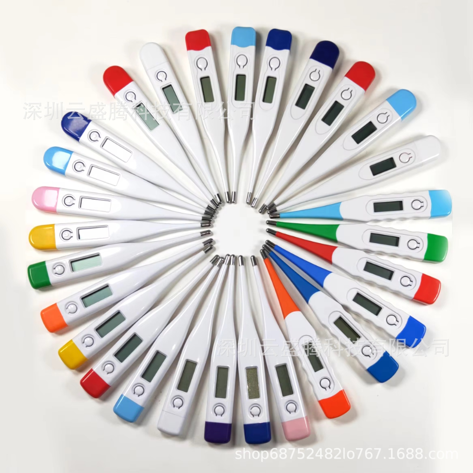 Electronic Thermometer Cross-Border English Soft-Tip Infant Thermometer Home Use Underarm Digital Display Smart Medical Digital