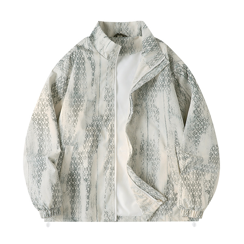 2024 nueva chaqueta casual japonesa primavera y otoño moda de hombre collar suelta moda de abrigo universal chaqueta superior