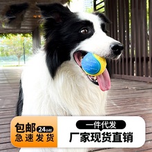 宠物玩具狗狗磨牙耐咬球狗咬球训练tpr发声玩具球啃咬吱吱叫解闷