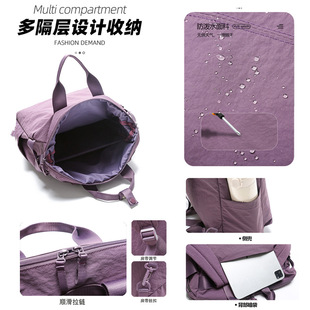 Capacious laptop, school bag for students, travel bag, backpack, business version 2