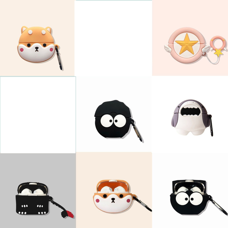Suitable for Lenovo Livepods Lp80 Bluetooth Headset Protective Cover Cute Cartoon Silicone Anti-Fall Soft Rubber Cover Trendy