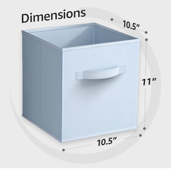 Amazon sin cubierta tela caja de almacenamiento caja de almacenamiento plegable armario casero caja de almacenamiento de ropa caja de juguetes