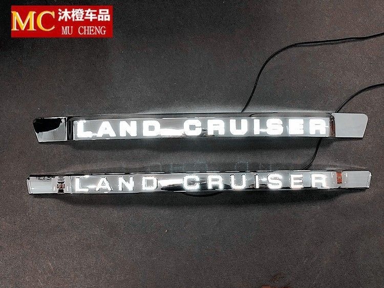 Suitable for 08-20 Toyota Land Cruiser Rear Tailgate Trim Strip with Lights, Land Cruiser Led Rear Brake Light Modification