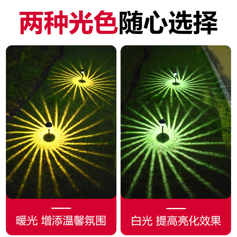 LED garden lights solar-powered for gazebo