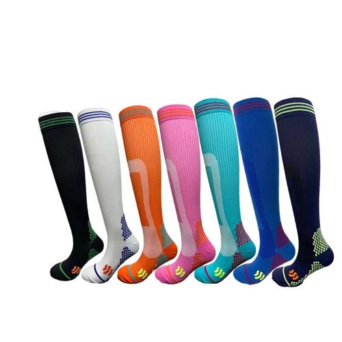Compression socks running women's sports socks fitness skipping rope compression socks men's elastic long towel basketball muscle energy calf rejuvenation