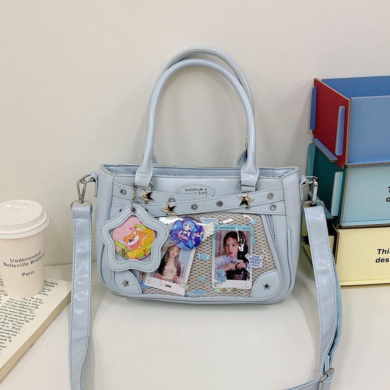 Anime Concert Large Capacity Badge Ita Bag Women's 2026 New Fashion Tote Shoulder Bag - Thumbnail 7