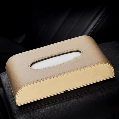 Car tissue box/set | Sun Visor Car Fixed - sitting-beige
