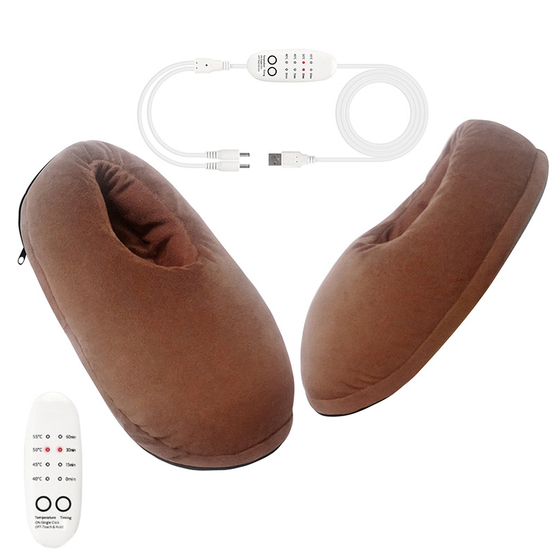 슈퍼 소프트 스플릿 슬리퍼 다크 브라운