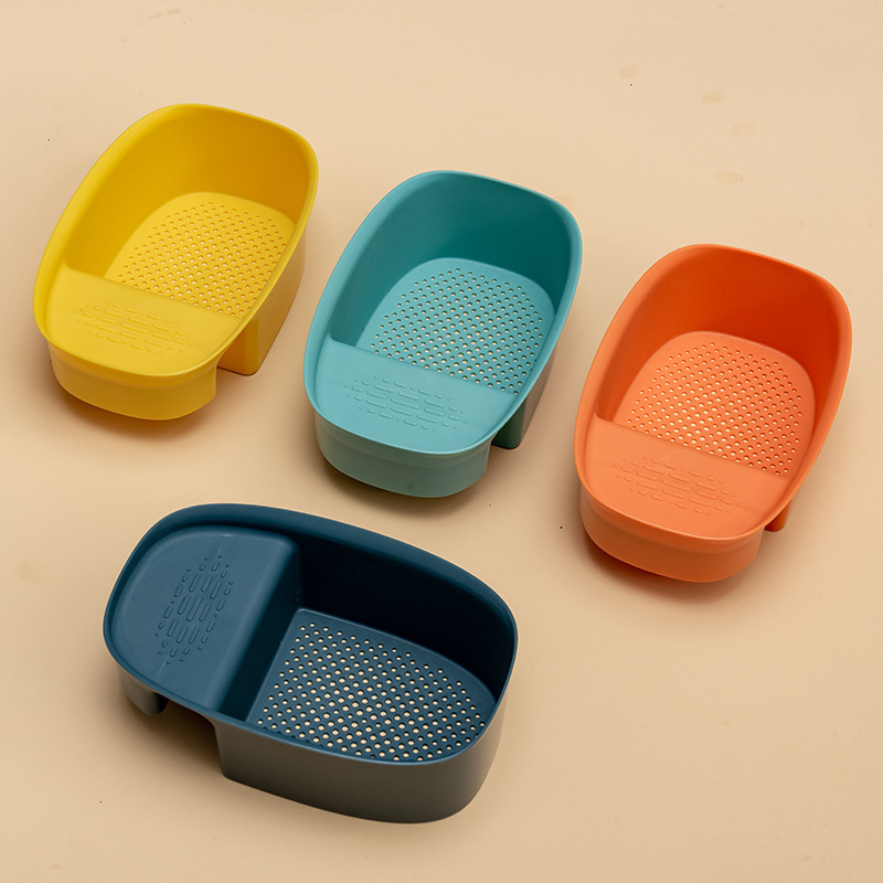 Factory wholesale kitchen sink drain basket horse saddle drain rack, kitchen waste filter water trash filter clip type drain stand