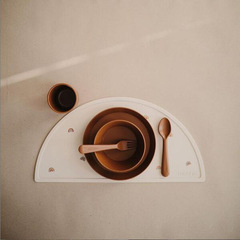 ins Korean style silicone placemat, kindergarten lunch mat, creative children's tableware, baby eating insulation anti-slip mat