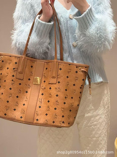 Universal classic retro capacious shopping bag, one-shoulder bag