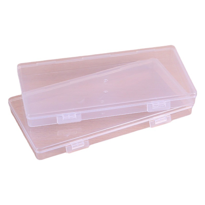 Factory wholesale transparent rectangular plastic box PP plastic box accessories storage box parts box mobile phone case packaging box