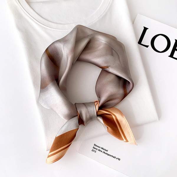 Silk summer thin fashionable small handkerchief