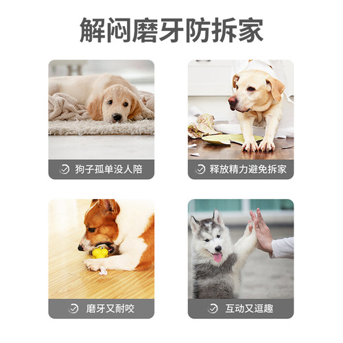 Dog toy resistant to chewing and molaring, dog bite latex, simulated fruit ice cream, small and medium-sized puppies, pet boredom relief artifact