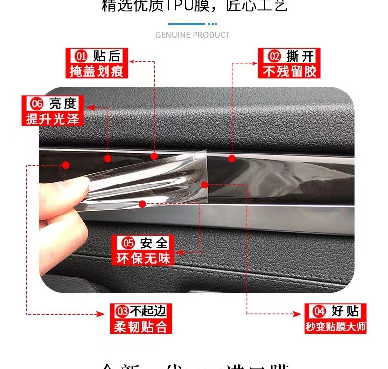 Suitable for 2024 BMW 3 Series interior trim, 325Li center console film, 320 screen TPU film, and other car interior accessories