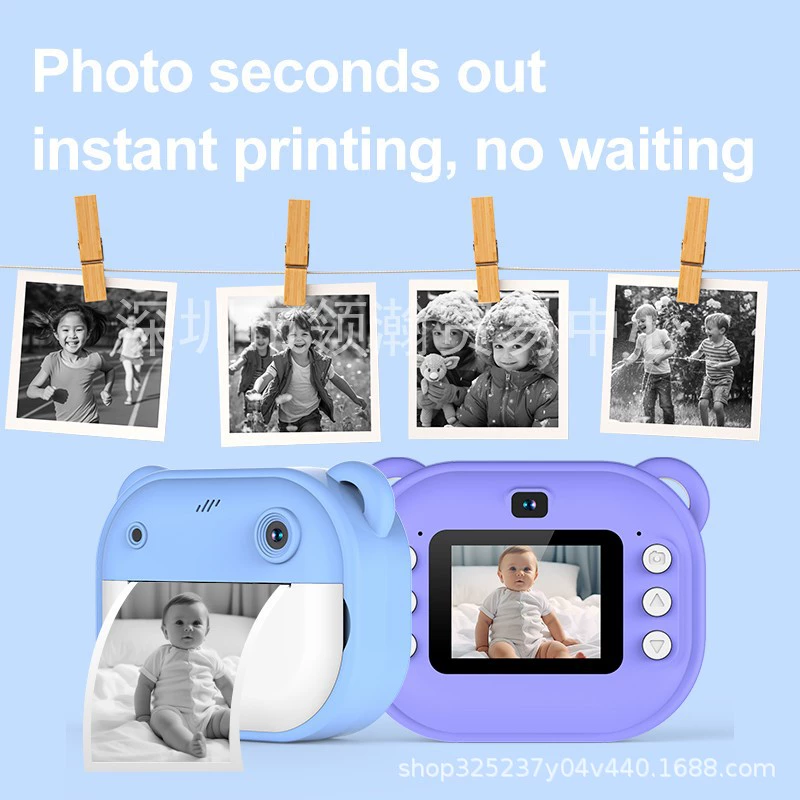 Polaroid, милая карикатурная маленькая камера