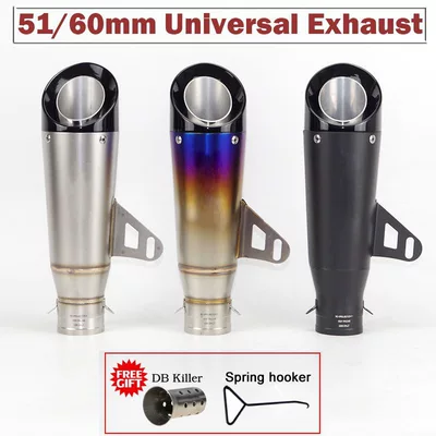 Motosiklet SC ikiqat qatlı Tmax500 Gsx250R3R6 universal titan qaz borusu