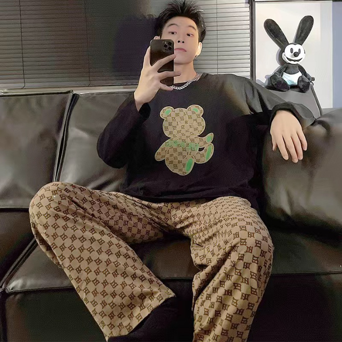 갈색 글자 곰