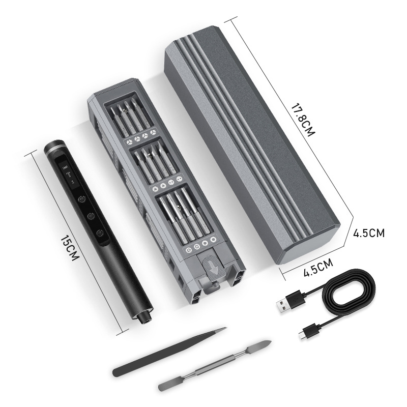 Juego de destornilladores eléctricos de precisión, kit multifuncional para reparación doméstica