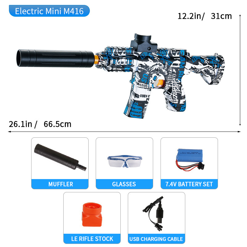 Pistola de gel blaster eléctrica para niños