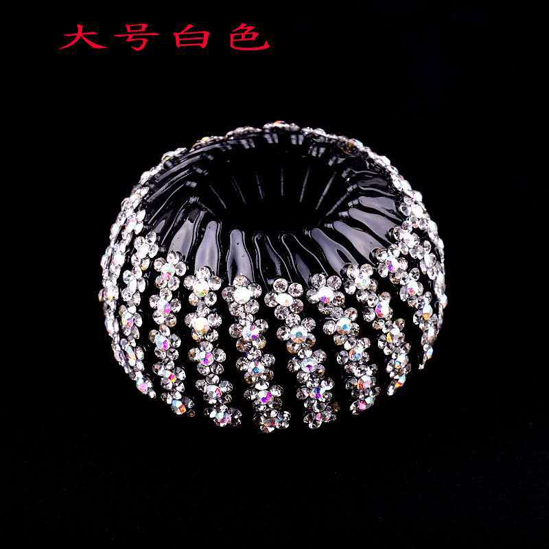 Nuevo Nido de Pájaro updo artefacto bola perezosa cabeza pelo anillo Cola de Caballo pelo clip danza rhinestone tocado accesorios para el cabello horquilla para las mujeres