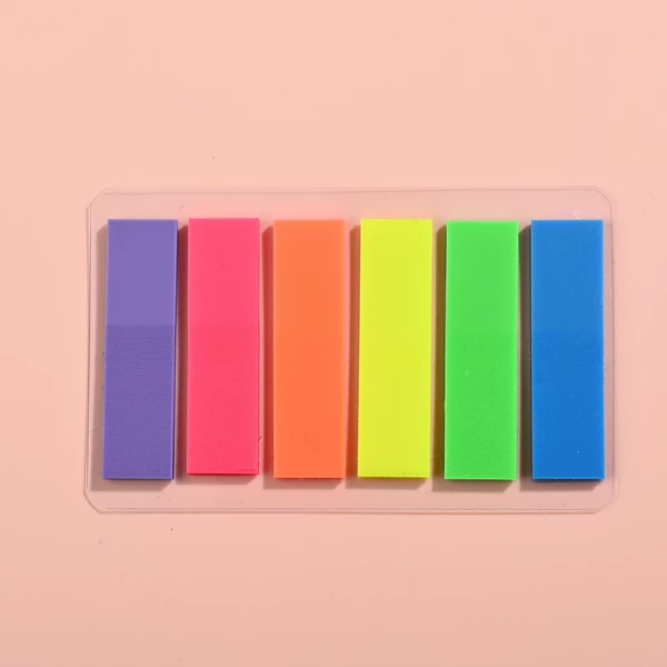 Fluorescent color 6 flat heads