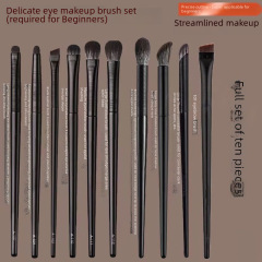 滄州軟毛6支化妝刷一整套眼影刷暈染刷眉刷眼線刷極細刀鋒刷