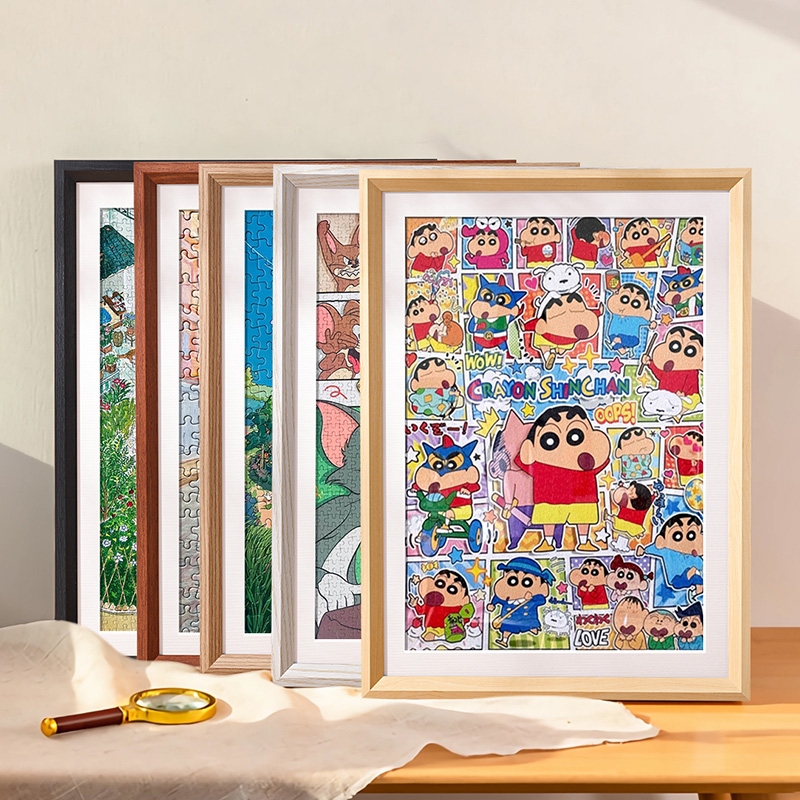 Jigsaw photo frame framed 70×50 cm picture frame frame 500 pieces…