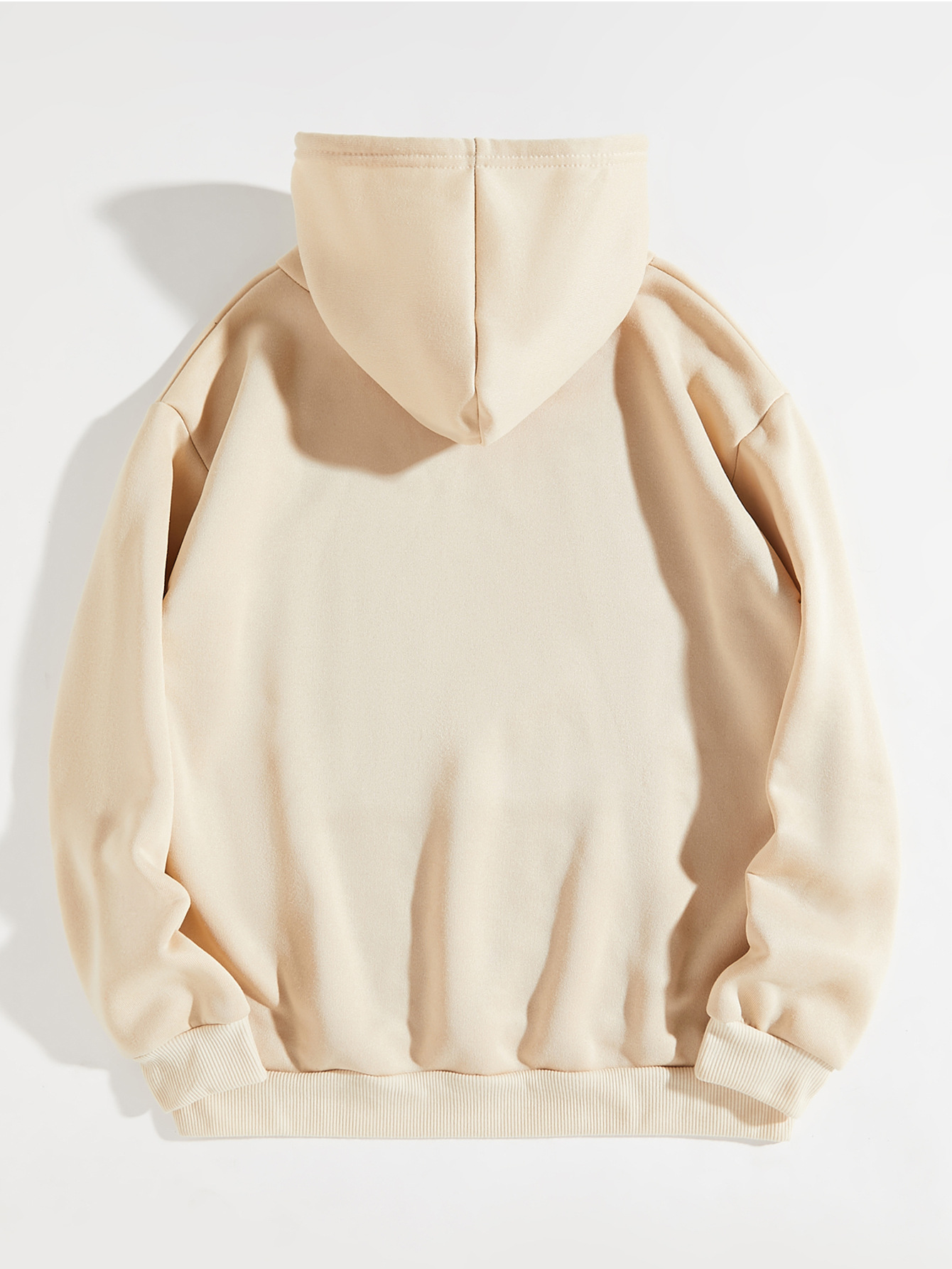Women's hoodie plain color letter hoodie Oversized_voghion.com