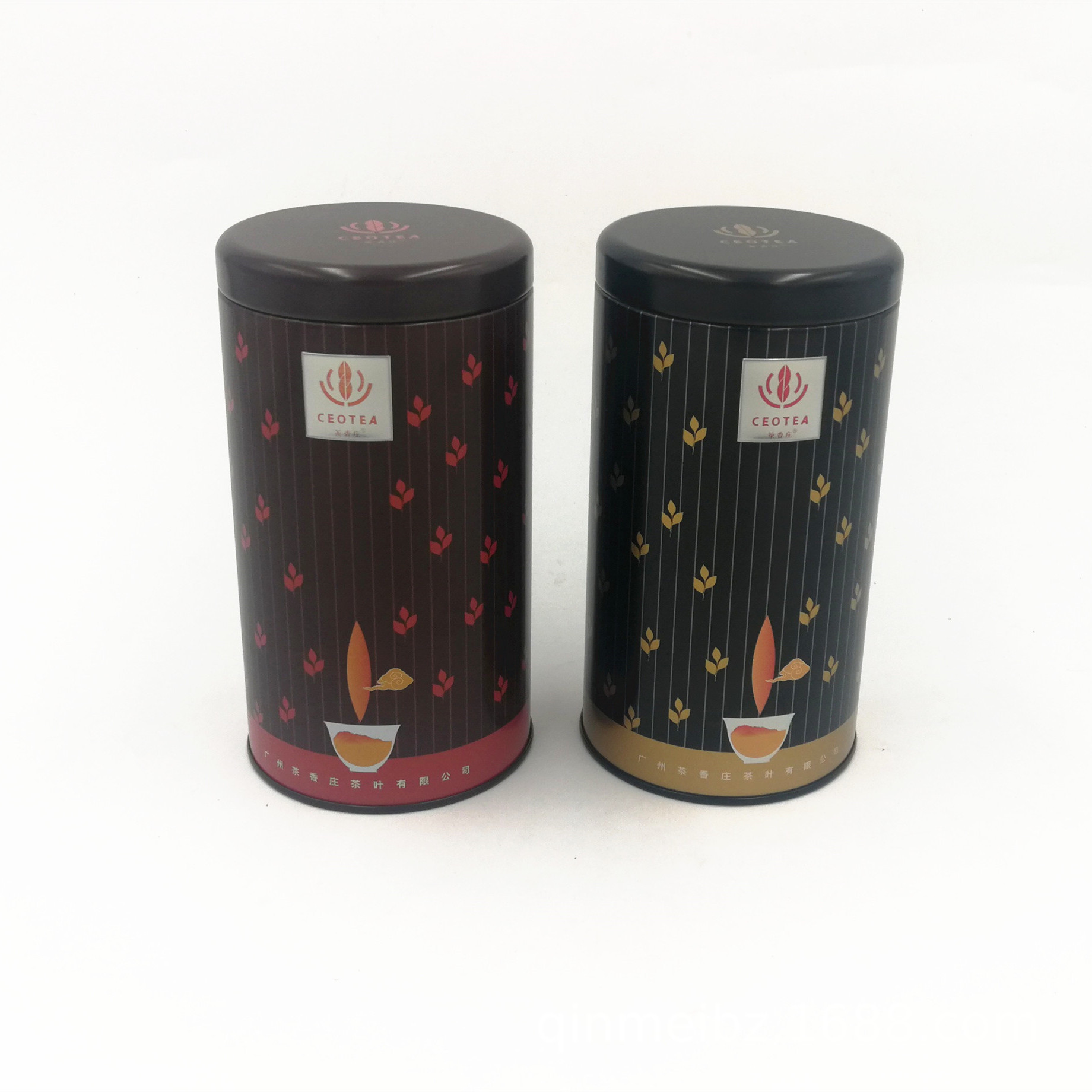 圆形茶叶马口铁盒  通用金骏眉大红袍金属礼品罐  枸杞鱼腥草包装