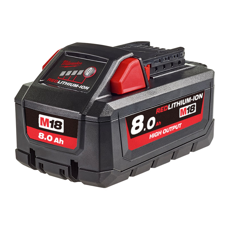 Batería de litio rojo de alta energía M18 HB8S M18 8.0Ah