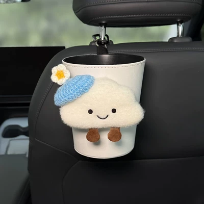high-end and practical, Car tissue box/set - little-blue-hat-cloud-trash-can