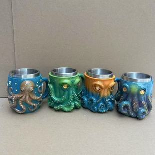 Cross-Border New Cthulhu-Inspired Pirate Tankard Cthulhu-Style Octopus Cup