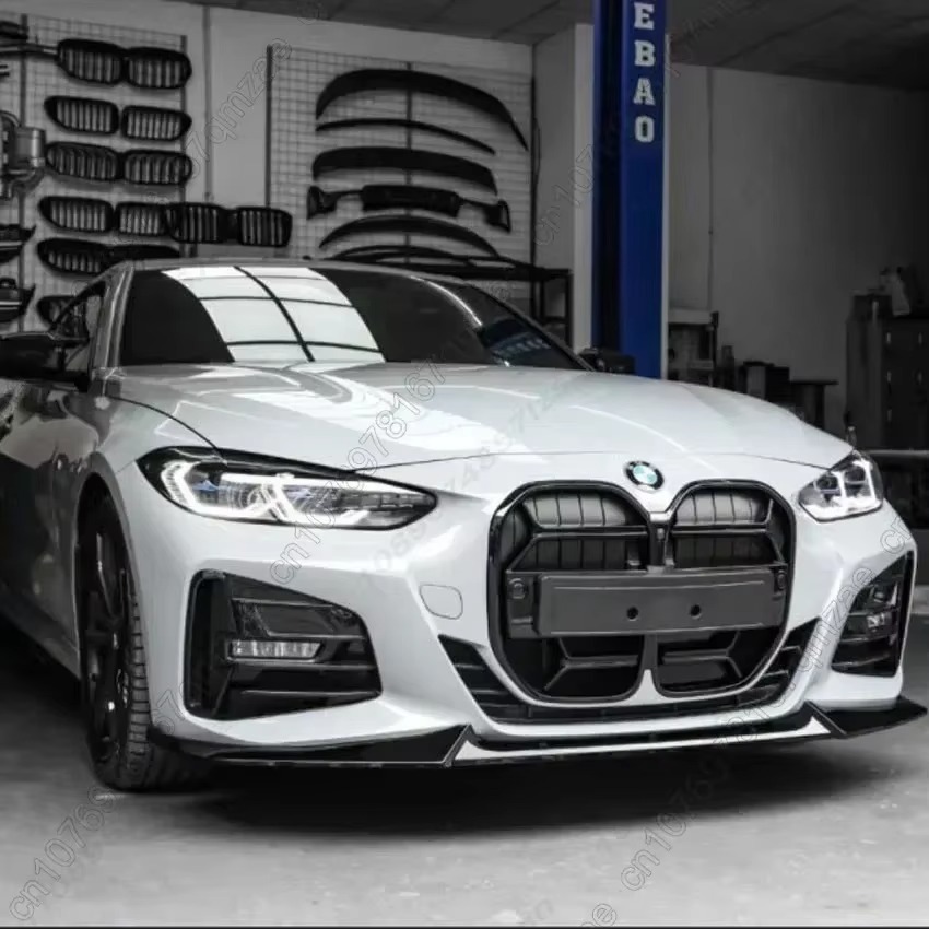 Suitable for 2021-2024 Bmw 4 Series Integrated Front Lip Modification for 2-Door G22/4-Door G26, No-Drill Front Spoiler
