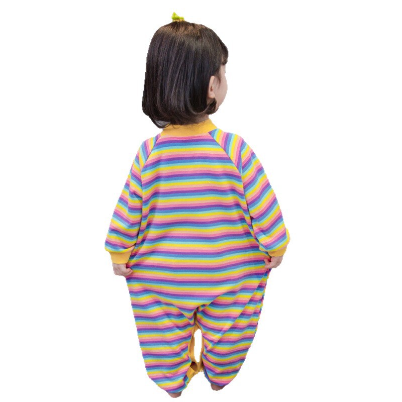 儿童连体睡衣新款春秋季女童睡袋宝宝冬天保暖家居服女孩长袖小童|undefined