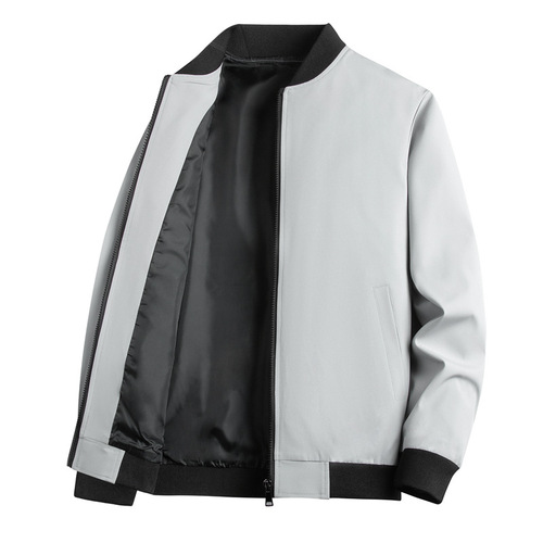 cashmere lamb spring and autumn baseball collar regular jacket men's spring and autumn new fashionable casual coat China Youth