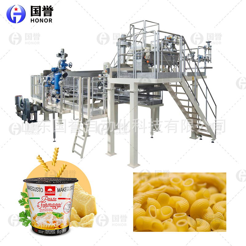 通心粉生产设备 通心粉螺旋面生产线 意大利面生产机械