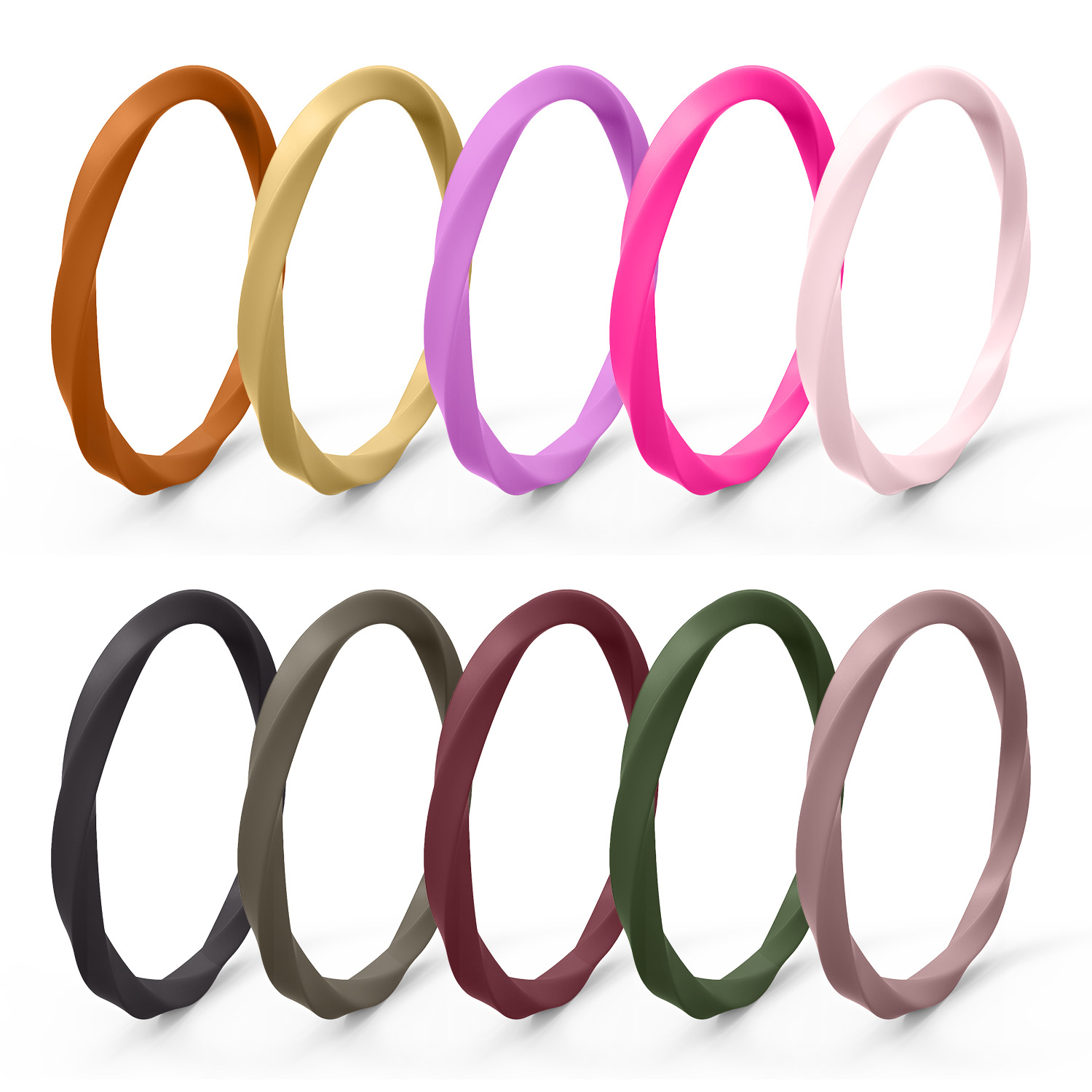 Silicone fashionable universal bracelet