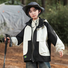儿童冲锋衣;普通外套;校服定制