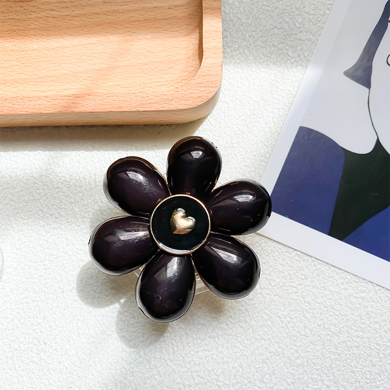31g Weight Alloy, Resin Material Flower Pattern Fashion Style Small Fresh Flower Three-dimensional Stable Portable Mobile Phone Holder 4