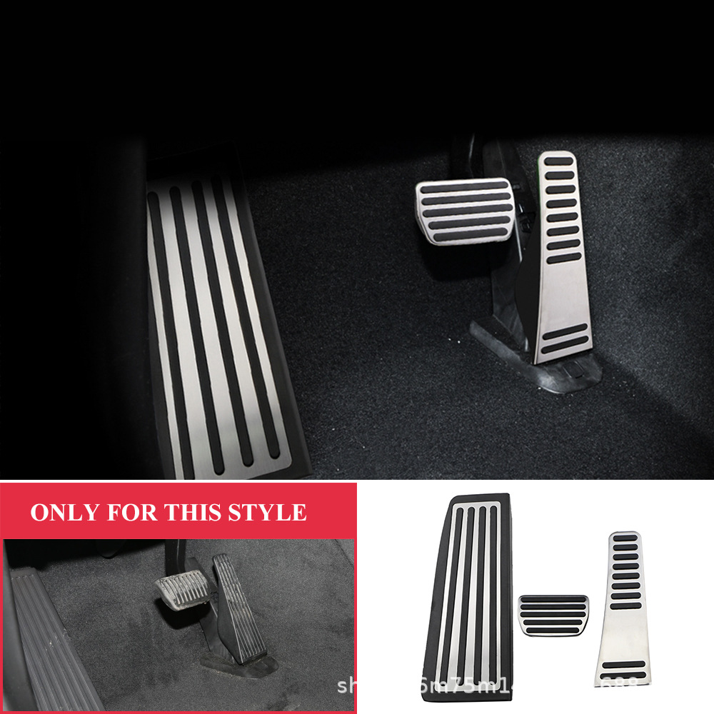Suitable for Volvo 17-21 Xc60 Accelerator Pedal Interior Anti-Slip Accelerator Brake Pedal Stainless Steel