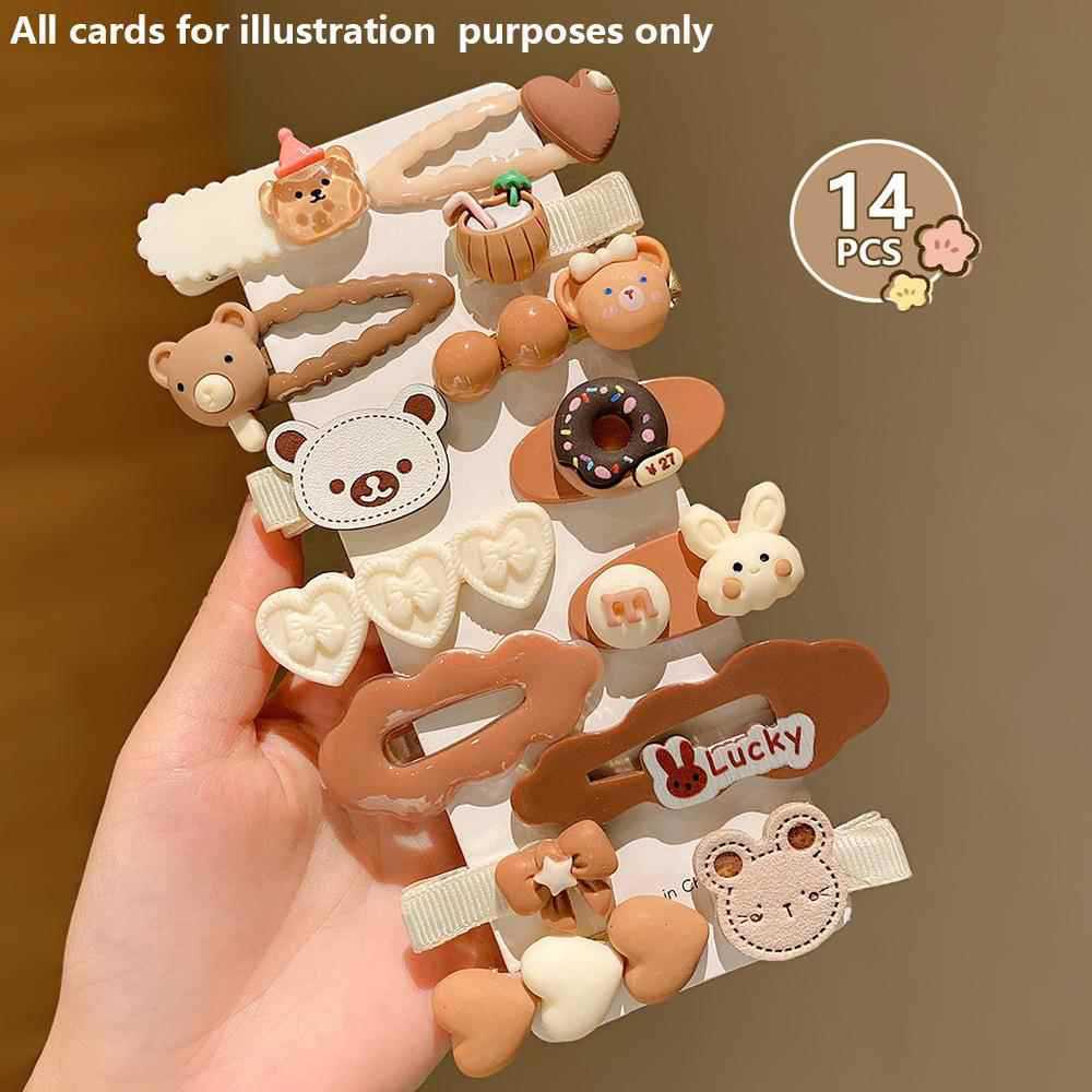 Juego de 14 piezas de color café