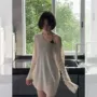 夏季薄款长版长袖t恤