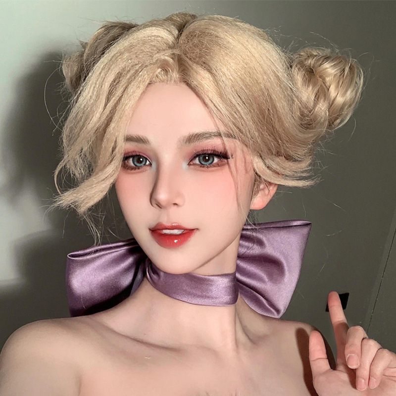 Purple accessories with bow