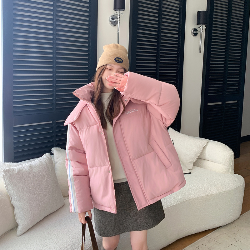 羽绒棉服女短款宽松2025年新款面包服小个子加厚韩版棉衣棉袄外套|undefined