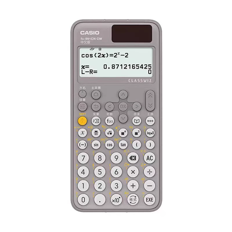 Scientific Calculator Casio FX-991CN ClassWiz — multi-function, exam-approved, solar+battery